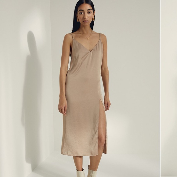 Wilfred slit slip dress